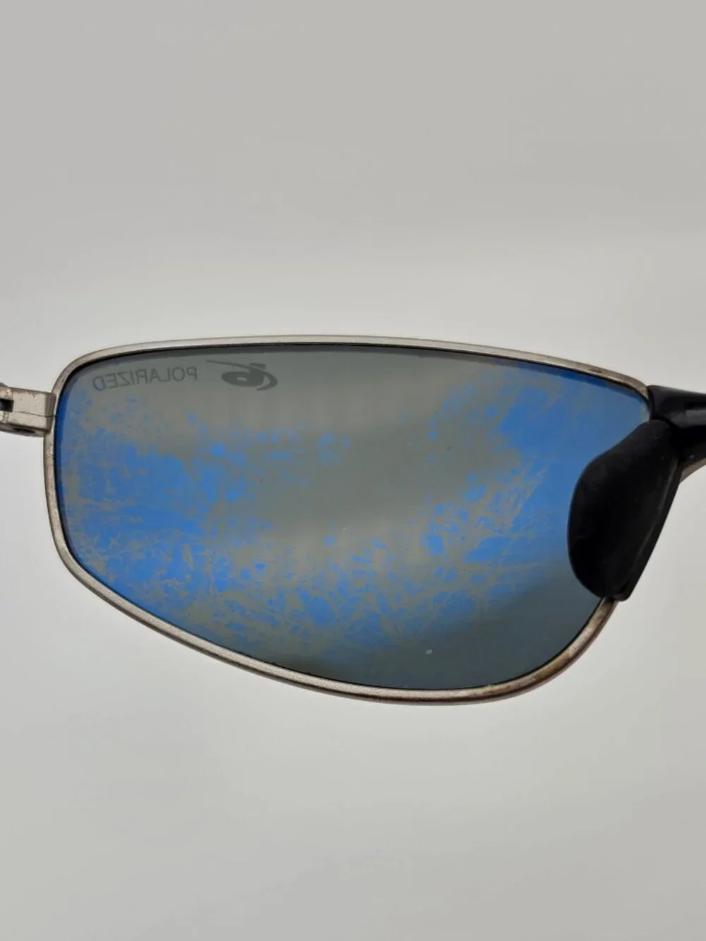 Bolle Meanstreak 3 917 272 095 Satin Silver Frame Polarized Green Sunglasses